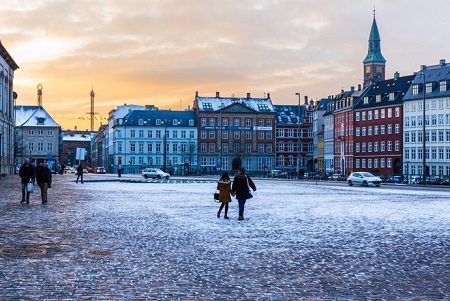 Copenhagen winter view
